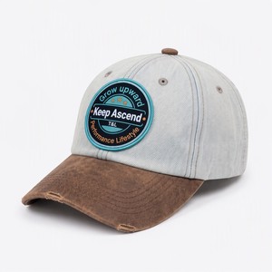 Wholesale T&L Brand Custom Logo Woven Patch 6-Panel Adjustable Cotton Twill <b>Dad</b> <b>Hat</b> - Product Image 1