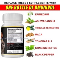 Comprimés à base de plantes naturelles Ginseng Maca pour hommes : Amélioration de la dureté de l'érection, de l'endurance et de la santé du sperme
