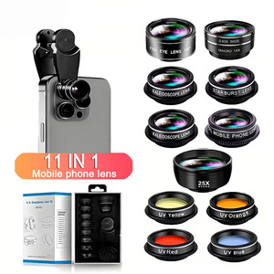 7 In 1 Smartphone Lens Kit Universal Fish Eye Macro Wide Angle Optical Glass Mobile Phone Camera Accessory - Product Image 5