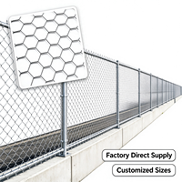 Grillage hexagonal en fer galvanisé, revêtu de PVC, haute résistance à la traction, anti-corrosion, certifié CE, pour clôture de ferme, cage pour animaux