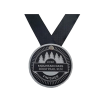 Médailles personnalisées pour course à pied, marathon, course de 10 km, natation virtuelle, médaille de finisseur sportive personnalisée en ardoise galloise