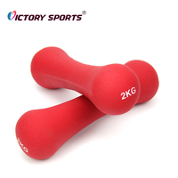 Haltères de musculation en néoprène couvertes de néoprène pour femmes Gym Home Free Weights lb
