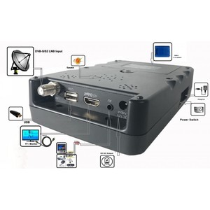 KPT-968HD Détecteur et moniteur de télévision par satellite prenant en charge H.265 DVBS/S2 MPEG4 <span class=keywords><strong>HEVC</strong></span> AVS/AVS+ - Product Image 6