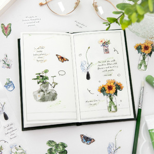1 foglio per confezione, serie Snippets of Life, adesivi botanici di ispirazione vintage per bullet journal. - Product Image 4