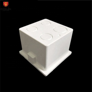 CHNLAN Boîte de jonction à double interrupteur 147mm en PVC dans une boîte de fond murale pour prises électriques - Product Image 4