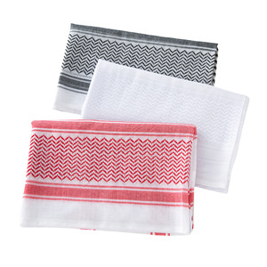 Foulard Carré Moyen-Orient Rouge Jacquard Tissé en Polyester, Chèche Arabe Monogrammé pour Homme et Bandeau - Product Image 2