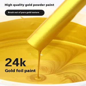 Tự phun nước dựa trên lá vàng sơn không phai vàng mạ lớp phủ & sơn với màu vàng cho bề mặt kim loại - Product Image 6