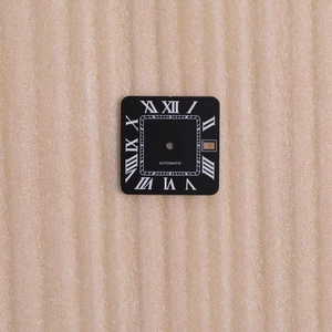 26.9mm <strong>Square</strong> Watch Dial Roman Numerals White Blue Dial for NH35 NH36 Movement Watch Dials Repair Parts - Product Image 4