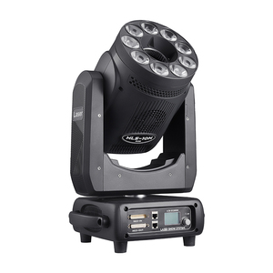 Luci LED RGBW a Testa Mobile da 10W per Palcoscenico, Animazione ILDA a Colori Completi, Laser per Discoteche, Pubblicità, Illuminazione Wash e Promozioni - Product Image 4