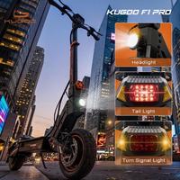 Trottinette électrique Kugoo F1 Pro 48v18ah avec suspension intégrale, freins à disque doubles, pneus de 10 pouces, autonomie de 50 km, grand écran
