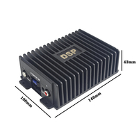 Alta calidad OEM profesional EQ ajuste clase AB 4 canales Digital DSP PROCESADOR DE Audio para coches DSP