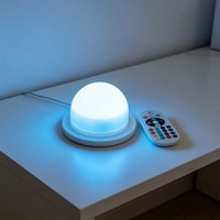 Noyau de lampe LED RGB 120 mm à 3 températures de couleur avec minuterie pour éclairage de meubles sphériques et cubiques lumineux