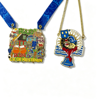 Médaille personnalisée de haute qualité pour marathon, course à pied, football, carnaval, événement d'Halloween