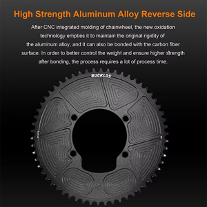 Plateau de pédalier BUCKLOS 110BCD 46/48/50/52/54/56/58T en alliage d'aluminium pour vélos <span class=keywords><strong>R7000</strong></span> R8000 R7100 R8100 R9100 R9200 - Product Image 6