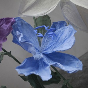 Vibrant Multi Color Giant Poppy Set Oversized <b>Handmade</b> <b>Paper</b> Flower For Wedding Event Backdrop - Product Image 3