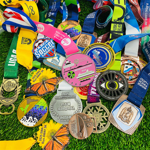 免费设计 免费样稿 定制运动奖牌 跑步完赛奖牌 5K 10K 15K 25K 马拉松奖牌 游泳空手道金牌 - Product Image 5