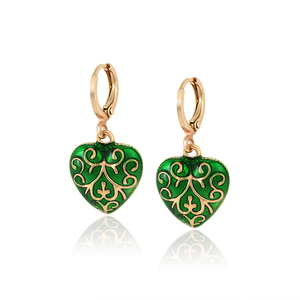 80502 xuping moda placcato oro <span class=keywords><strong>orecchini</strong></span> 2020 regali <span class=keywords><strong>festa</strong></span> <span class=keywords><strong>della</strong></span> <span class=keywords><strong>Mamma</strong></span> del cuore verde <span class=keywords><strong>orecchini</strong></span> per le donne - Product Image 1