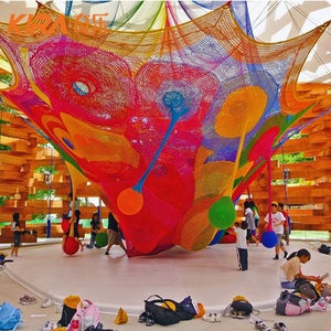 Chất Lượng Cao Trẻ Em Trong Nhà Sân Chơi Móc Leo Núi Cầu Vồng <span class=keywords><strong>Net</strong></span> Cho Bán - Product Image 6