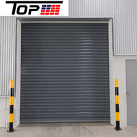 Porte de garage à enroulement insonorisée et isolée pour usage résidentiel et commercial
