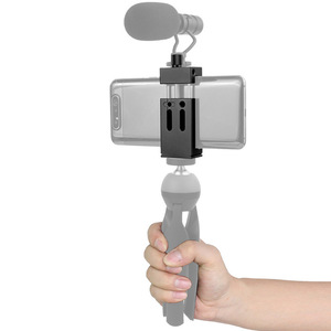 Mobile Phone <b>Holder</b> Aluminum Alloy Handlebar Fix One Touch Release For Riding With Apple <b>IPhone</b> - Product Image 3