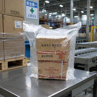 Sacs tissés transparents en PP pour l'emballage logistique, tailles personnalisables, pour le déménagement et le transport de riz et de farine