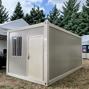 บ้านคอนเทนเนอร์เคลื่อนที่ขนาด 20 ฟุต อาคารสำนักงานแบบถอดประกอบได้ สำหรับโรงแรม ห้องนั่งเล่น ห้องครัว ห้องนอน - Product Image 2