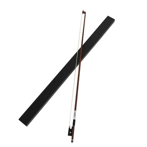 Custodia a prua universale diretta in fabbrica per violino grande e medio custodia per arco in cartone rigido nero - Product Image 2