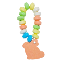 Boîte surprise de bonbons pour fête de Pâques, bracelet bonbon, bijoux bonbon, bonbons mélangés, bonbons délicieux, récompenses pour jeux d'enfants, joli accessoire en bonbons
