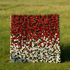 Muro de flores artificial enrollable de 8 pies x 8 pies de montaje rápido para decoración de fondo de bodas, fiestas y eventos - Product Image 5