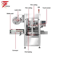 Machine automatique d'étiquetage et de rétraction de film PVC OPS PET pour bouteilles d'eau et de boissons