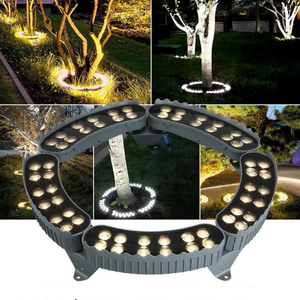 Lampes de jardin étanches IP65 RGB avec télécommande sans fil pour palmier avec <span class=keywords><strong>lumière</strong></span> LED pour éclairage décoratif extérieur - Product Image 3