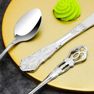 Bestseller Lot de 20 <span class=keywords><strong>couverts</strong></span> en acier inoxydable de qualité supérieure <span class=keywords><strong>couverts</strong></span> de <span class=keywords><strong>service</strong></span> en argent ustensile 4 pièces durables polies miroir pour - Product Image 3