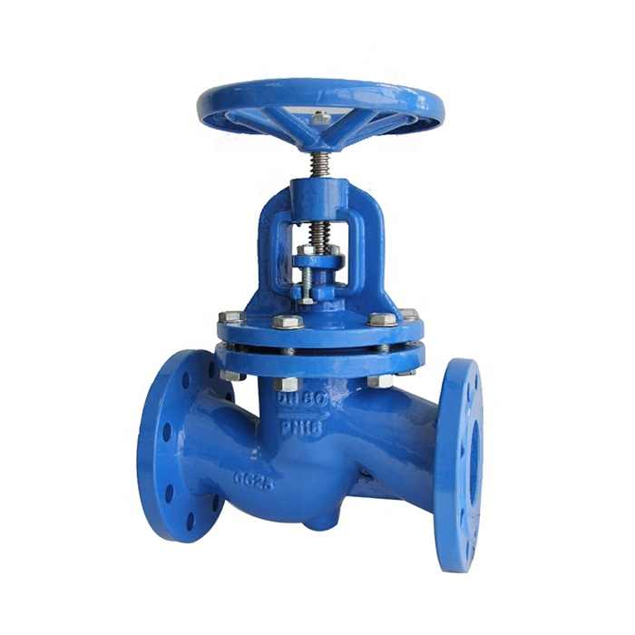 Pn16 Ductile Iron Cast Iron Steam Bellow Seal Water Control Globe Valve Pric