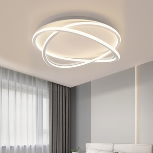 <span class=keywords><strong>Lampe</strong></span> de chambre à coucher, chambre principale, nouvelle tendance 2024, style crème haut de gamme pour l'année, plafonnier LED moderne, simple et élégant - Product Image 5