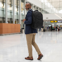 Sac à dos multifonctionnel pour ordinateur portable 16 pouces avec logo personnalisé, idéal pour le travail, les affaires et les voyages de loisirs