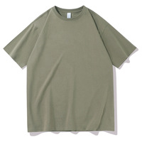 T-shirt personnalisé de haute qualité, poids lourd, T-shirts surdimensionnés vierges, T-shirt personnalisé en coton graphique sérigraphié pour hommes