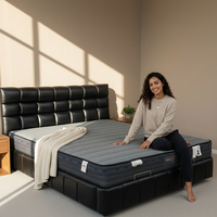 Matelas épais Euro Top grade A mousse soulageant pression, hypoallergénique pour seniors et dormeurs sur le dos