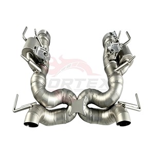 ท่อไอเสีย Vortex Premium Titanium สำหรับ Ferrari SF90 3.9T V8 Valvetronic Catback X-Pipe เสียงเอ็กโซติกสูง - Product Image 1