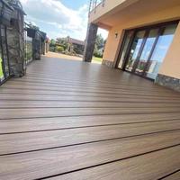 Revêtement de terrasse composite Everjade moderne en bois brossé, WPC IPE 18 mm, antidérapant, imperméable, garantie 20 ans
