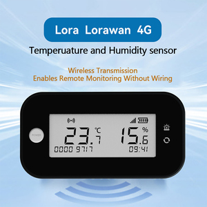Sensore Wireless <span class=keywords><strong>di</strong></span> <span class=keywords><strong>Temperatura</strong></span> e Umidità SMRTE LoRa 4G con Precisione 0.1°C, Connessione Rapida e Display per Ambienti Refrigerati - Product Image 2