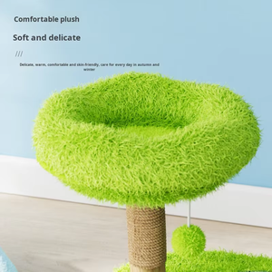 Solid Wood Cat Climbing Rack Tree Design for Small Apartments Indoor Outdoor Use Compact Space-<b>Saving</b> Cat - Product Image 6