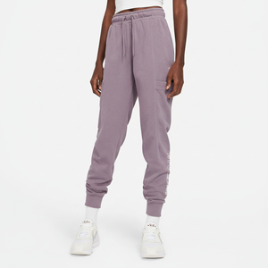 Pantalones de Jogger dinámicos con cinta de marca gris súper suave para mujer, 65% de algodón, 35% de poliéster, chándal de invierno, ropa de calle plana - Product Image 1