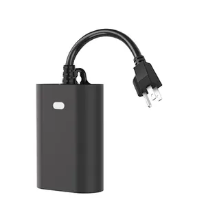 Zwave Plus Certified Home Outdoor Smart Plug IP65 À Prova D 'Água Controle Elétrico Dispositivos Ao Ar Livre com 2 Canais Smart Outlet Switch
