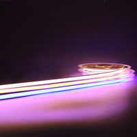 DIY COB Neon LED Light Strip Flexible Silicone Set 5M/Roll Bande Lumineuse Linéaire Étanche Intégrée pour Intérieur Extérieur Décoration