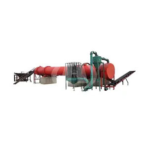 High Quality Stable Rice Straw Gypsum Drying Rotary Dryer Equipment For Sale