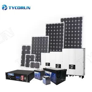 Tycorun солнечная энергетическая панель power wall lifepo4 батарея Инвертор 5 кВт Солнечная система цена дешевая полная домашняя Солнечная энергосистема