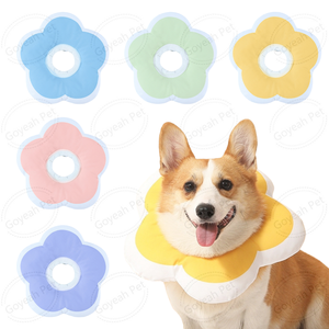 Collares de recuperación de mascotas ajustables con flores <span class=keywords><strong>Collar</strong></span> protector para gatos y perros Elizabeth - Product Image 1