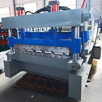 Machine de formage de tuiles en acier galvanisé PPGI à grande vitesse pour le marché africain