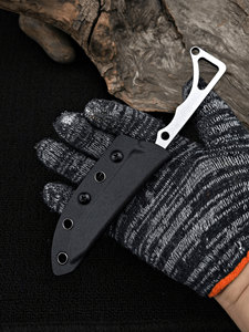 Couteau d'extérieur multifonctionnel avec lame intégrée, haute dureté, pour la survie en milieu sauvage, l'autodéfense, outil portable pour la maison et le camping - Product Image 6