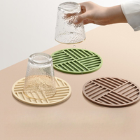 Sous-plat et dessous de plat en silicone résistant à la chaleur pour casseroles, bols et vaisselle chaude